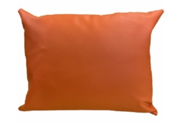 Pillow Orange Leather Rectangular in Miami, Ft. Lauderdale, Palm Beach