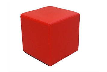 Red Cube Ottoman in Miami, Ft. Lauderdale, Palm Beach