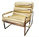 Rigoletto Armchair Gold - Gold Frame in Miami, Ft. Lauderdale, Palm Beach