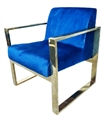 Romeo Chair Navy Blue in Miami, Ft. Lauderdale, Palm Beach