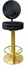 Scoobidoo Gold Frame Black Barstool in Miami, Ft. Lauderdale, Palm Beach