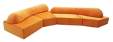 So Far Sofa Sectional - Orange in Miami, Ft. Lauderdale, Palm Beach