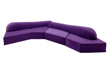 So Far Sofa Sectional - Purple in Miami, Ft. Lauderdale, Palm Beach