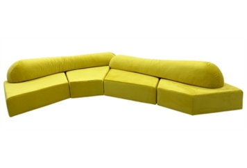 So Far Sofa Sectional - Yellow in Miami, Ft. Lauderdale, Palm Beach