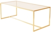 Soho Dining Table Gold Frame in Miami, Ft. Lauderdale, Palm Beach