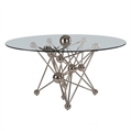 Supernova Dining Table Silver in Miami, Ft. Lauderdale, Palm Beach