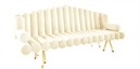 Toccata White Sofa in Miami, Ft. Lauderdale, Palm Beach