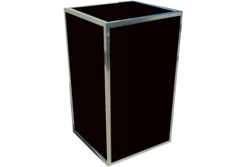 Uno Acrylic Pedestal Black in Miami, Ft. Lauderdale, Palm Beach