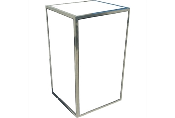 Uno Acrylic Pedestal White in Miami, Ft. Lauderdale, Palm Beach