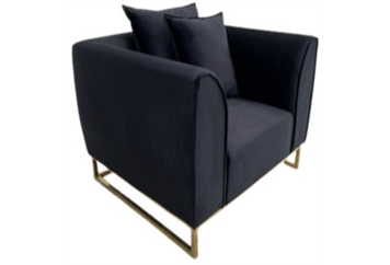 Velours Armchair Black in Miami, Ft. Lauderdale, Palm Beach