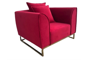 Velours Armchair Red in Miami, Ft. Lauderdale, Palm Beach