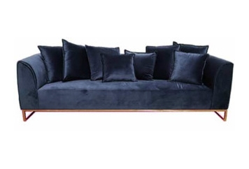 Velours Sofa Black in Miami, Ft. Lauderdale, Palm Beach