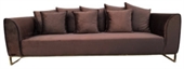 Velours Sofa Brown in Miami, Ft. Lauderdale, Palm Beach