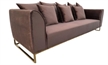 Velours Sofa Brown in Miami, Ft. Lauderdale, Palm Beach