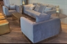 Velours Sofa Light Blue in Miami, Ft. Lauderdale, Palm Beach