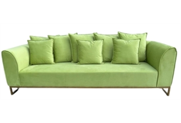 Velours Sofa Lime in Miami, Ft. Lauderdale, Palm Beach