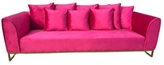 Velours Sofa Magenta in Miami, Ft. Lauderdale, Palm Beach