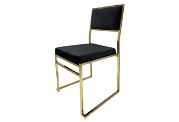 Yoyoma Chair Black - Gold Frame in Miami, Ft. Lauderdale, Palm Beach