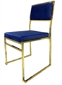 Yoyoma Chair Blue - Gold Frame in Miami, Ft. Lauderdale, Palm Beach