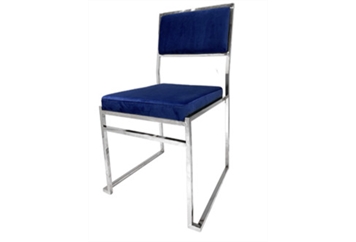 Yoyoma Chair Blue - Silver Frame in Miami, Ft. Lauderdale, Palm Beach