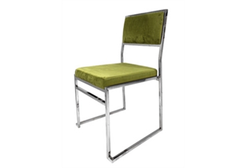 Yoyoma Chair Green - Silver Frame in Miami, Ft. Lauderdale, Palm Beach