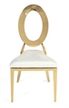 O Chair Gold - White Pad in Naples, Marco Island, Ft. Myers