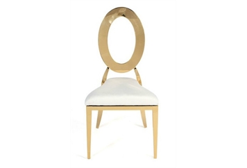 O Chair Gold - White Pad in Naples, Marco Island, Ft. Myers