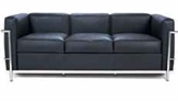 Castillian Stiletto Black Sofa in Naples, Marco Island, Ft. Myers