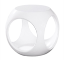 Dice End Table White in Naples, Marco Island, Ft. Myers