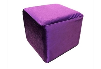 Purple Cube Ottoman in Naples, Marco Island, Ft. Myers