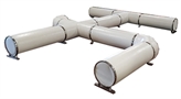 Tube Bench - White Large in Naples, Marco Island, Ft. Myers