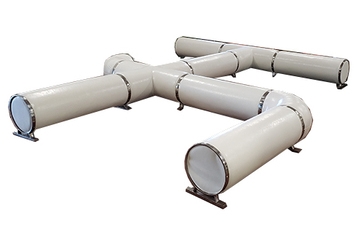 Tube Bench - White Large in Naples, Marco Island, Ft. Myers