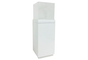 Showcase Pedestal White in Naples, Marco Island, Ft. Myers