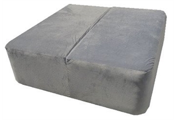 Koo Ottoman Square Gray in Naples, Marco Island, Ft. Myers