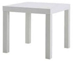 Basic End Table White in Naples, Marco Island, Ft. Myers