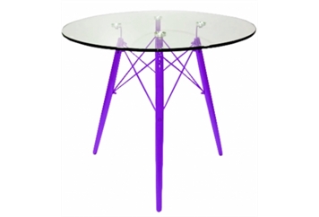 Abstract Purple Cafe Table in Naples, Marco Island, Ft. Myers