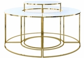 Dulceria Gold White Top Buffet Table in Naples, Marco Island, Ft. Myers