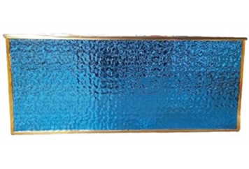 Frozen Blue Bar Straight - Gold Frame in Naples, Marco Island, Ft. Myers