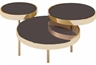 Orbit End Table Gold in Naples, Marco Island, Ft. Myers