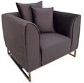 Velours Armchair Brown in Naples, Marco Island, Ft. Myers