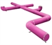 Tube Bench - Pink in Naples, Marco Island, Ft. Myers