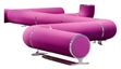 Tube Bench - Pink in Naples, Marco Island, Ft. Myers