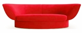 Madam Butterfly Red Sofa in Naples, Marco Island, Ft. Myers