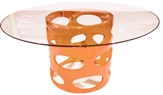 Bubbly Dining Table Orange in Naples, Marco Island, Ft. Myers