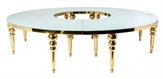 Castillo Gold with White Top Table in Orlando