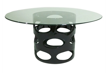 Bubbly Dining Table Black Base in Orlando
