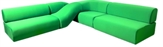 Licorice Sofa Green Fabric in Orlando