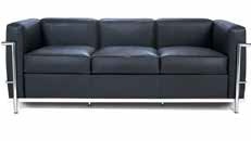 Castillian Stiletto Black Sofa in Orlando