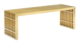 Amici Gold Bench 4'L in Orlando