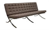 Barcelona Sofa Dark Brown in Orlando